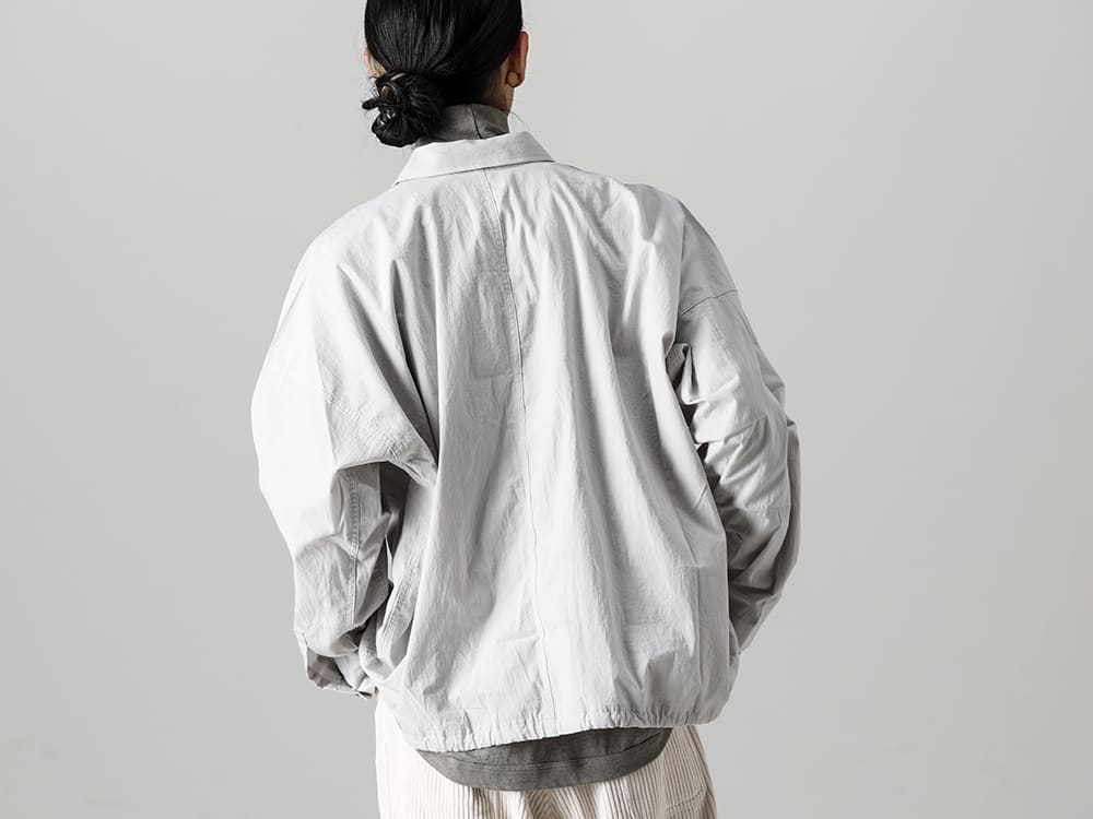 O PROJECT-オープロジェクト 22-23AW(秋冬) シャツを秋らしく取り入れたい方にオススメのタートルネックTee  - O14SRT2-LT-Grey-ボマーシャツ ファインンドライシーチング ライトグレー - 014TS2-Taupe-コットンウールジャージーロングスリーブ Tシャツ トープ  2-003