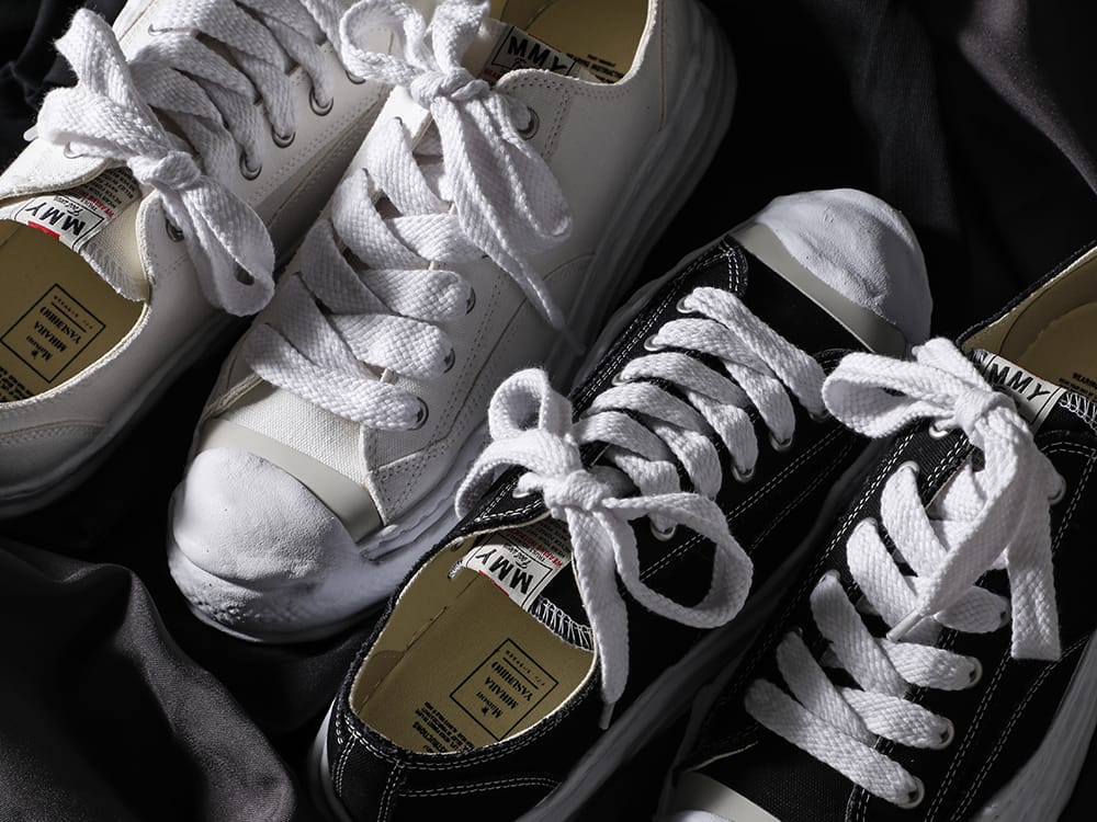 Maison MIHARAYASUHIRO 2022-23AW Original sole Toe cap sneaker LOW canvas 1-001