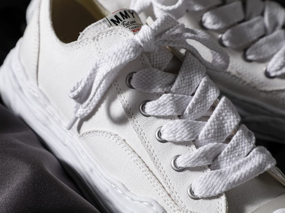 Maison MIHARAYASUHIRO 2022-23AW Original sole Toe cap sneaker LOW canvas White 3-003