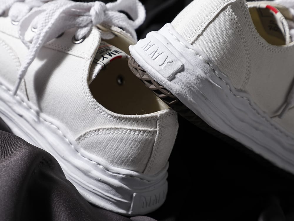 Maison MIHARAYASUHIRO 2022-23AW Original sole Toe cap sneaker LOW canvas White 3-004