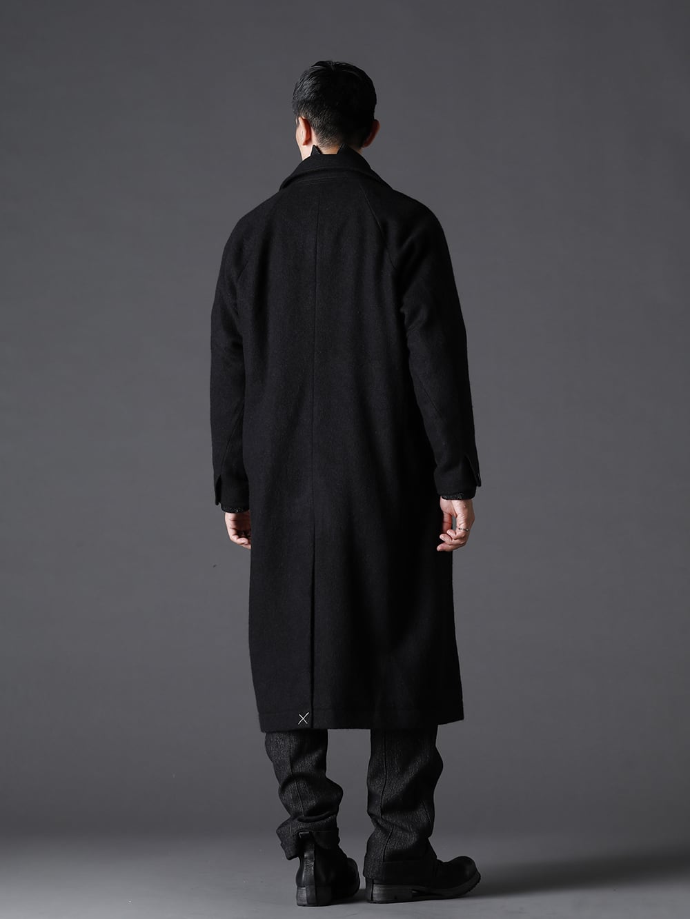 The Viridi-anne(ザ ヴィリジアン) 22-23AW(秋冬) スタイリング マルチに使えるハイネックプルオーバー -  VI-3533-01-Black 綿ウール裏毛　ハイネックプルオーバー VI-3533-01-Black 綿ウール裏毛　ハイネックプルオーバー PTN-SHK スケーター パンツ シェットランド ウール / リネン BOOT4-LEATHER ブーツ4 レザー 1-002