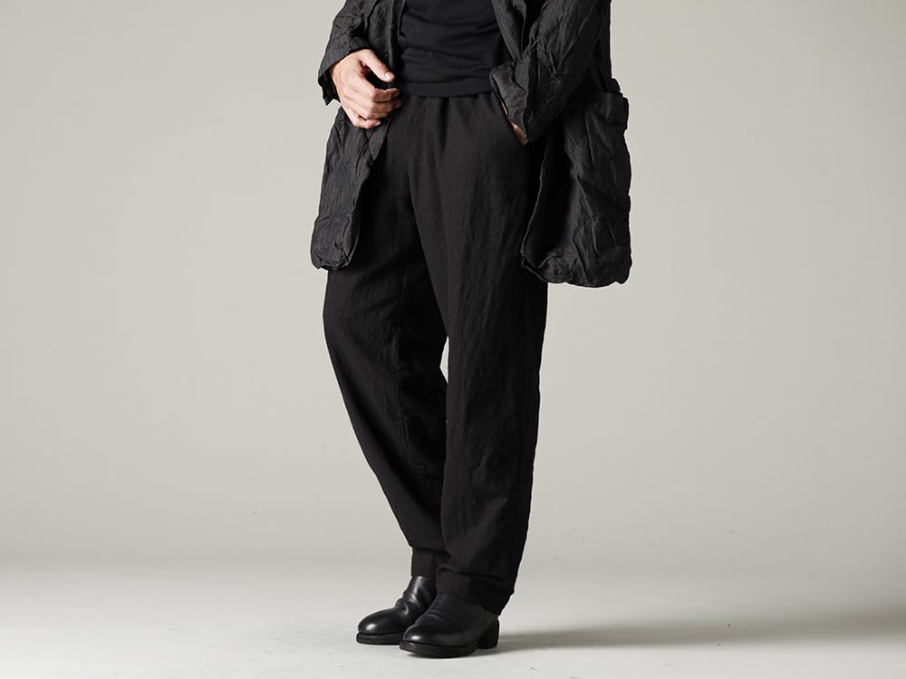 GARMENT REPRODUCTION OF WORKERS(ガーメント リプロダクション オブ ワーカース) 22-23(秋冬) アーサー コート＋NOUSAN：ワイド イージー パンツ - villa-b-22-23aw ワイド イージー パンツ - 788Z_H バックジップブーツ ダブルソール - ホース フルグレイン レザー  4-001