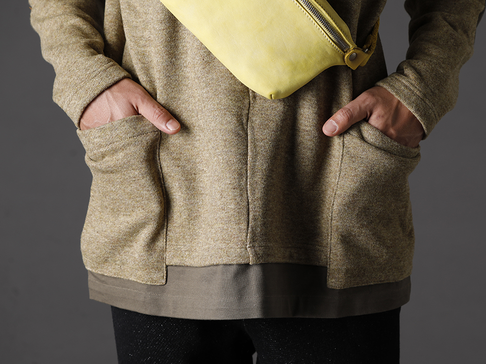 ザ ヴィリディアン 2022-23AW - インナーにも使いやすい秋カラーのプルオーバー - VI-3533-01-Beige(綿ウール裏毛 ハイネックプルオーバー ベージュ) - 2-005