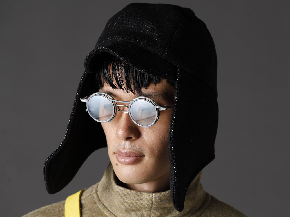 ザ ヴィリディアン / リガーズ 2022-23AW - インナーにも使いやすい秋カラーのプルオーバー - VI-3548-09(綿ウール キャップ) RG2001TVA-Gray-Gray-Clear(リガーズ コラボレーション サングラス グレー+グレー / L.ミラー) - 2-010