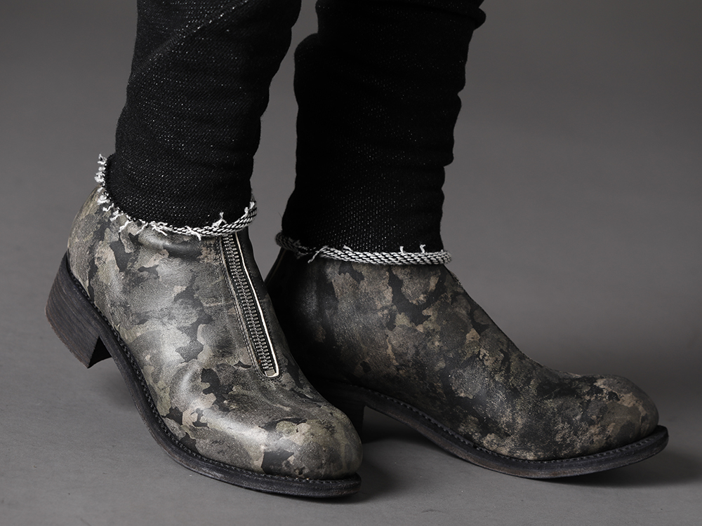 グイディ 2022-23AW - 秋冬に活躍する保温性もあるスリムパンツ - PL2-METRO(リミテッド ロング フロントジップブーツ - ホース フルグレイン レザー - METRO) - 3-005