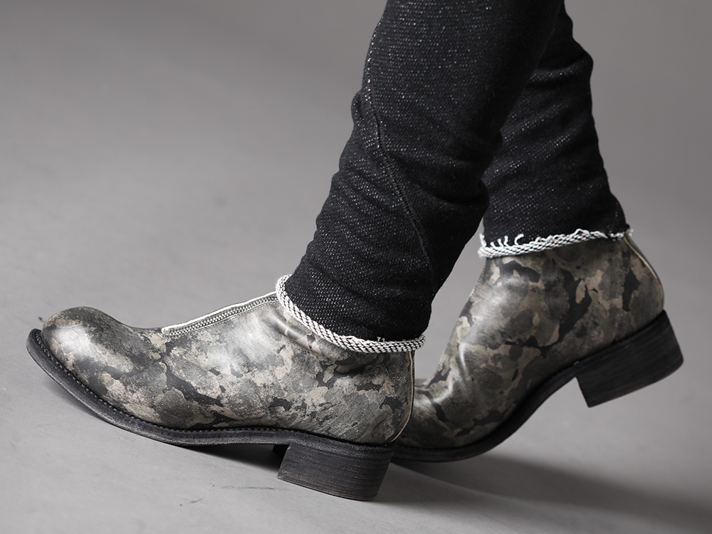 グイディ 2022-23AW - 秋冬に活躍する保温性もあるスリムパンツ - PL2-METRO(リミテッド ロング フロントジップブーツ - ホース フルグレイン レザー - METRO) - 3-006