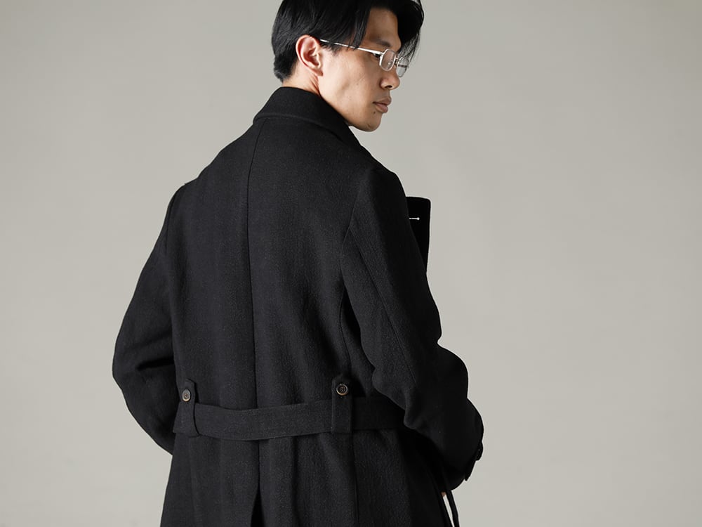 forme d'expression(フォルメ デ エクスプレッション) 22-23AW(秋冬) アルチザンブランドながらの細部にわたる拘り  - HC012-MDRB ウオーデン コート 2-002