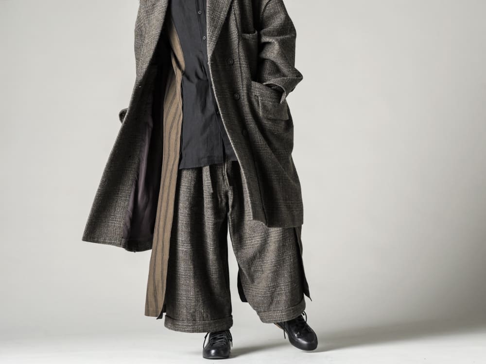 ZIGGY CHEN(ジギー チェン) 22-23AW(秋冬) 0M2231107 ダブルブレスト オーバーサイズコート 1-004