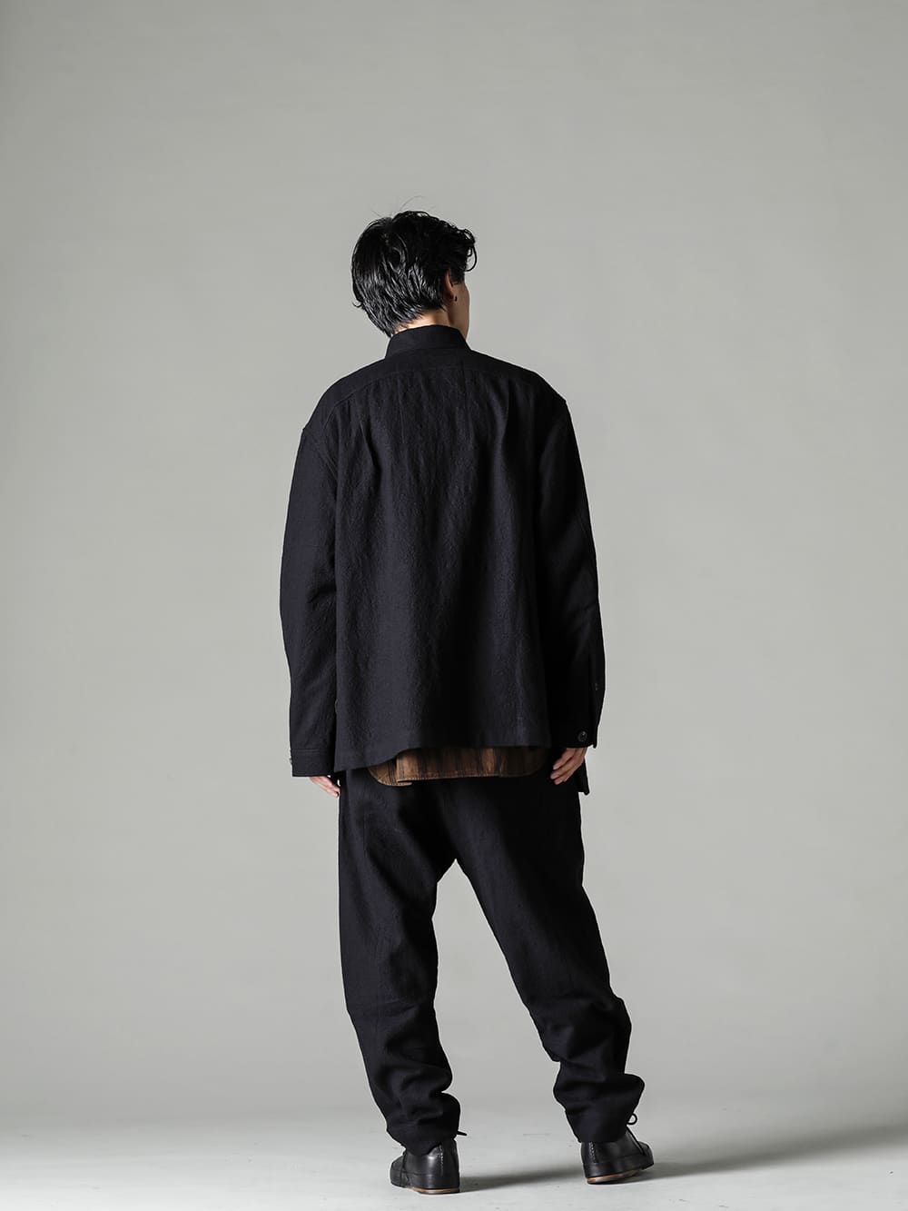 ZIGGY CHEN(ジギー チェン) 22-23AW(秋冬) 0M2230733 ジメオトリック パッチワークシャツ 4-003