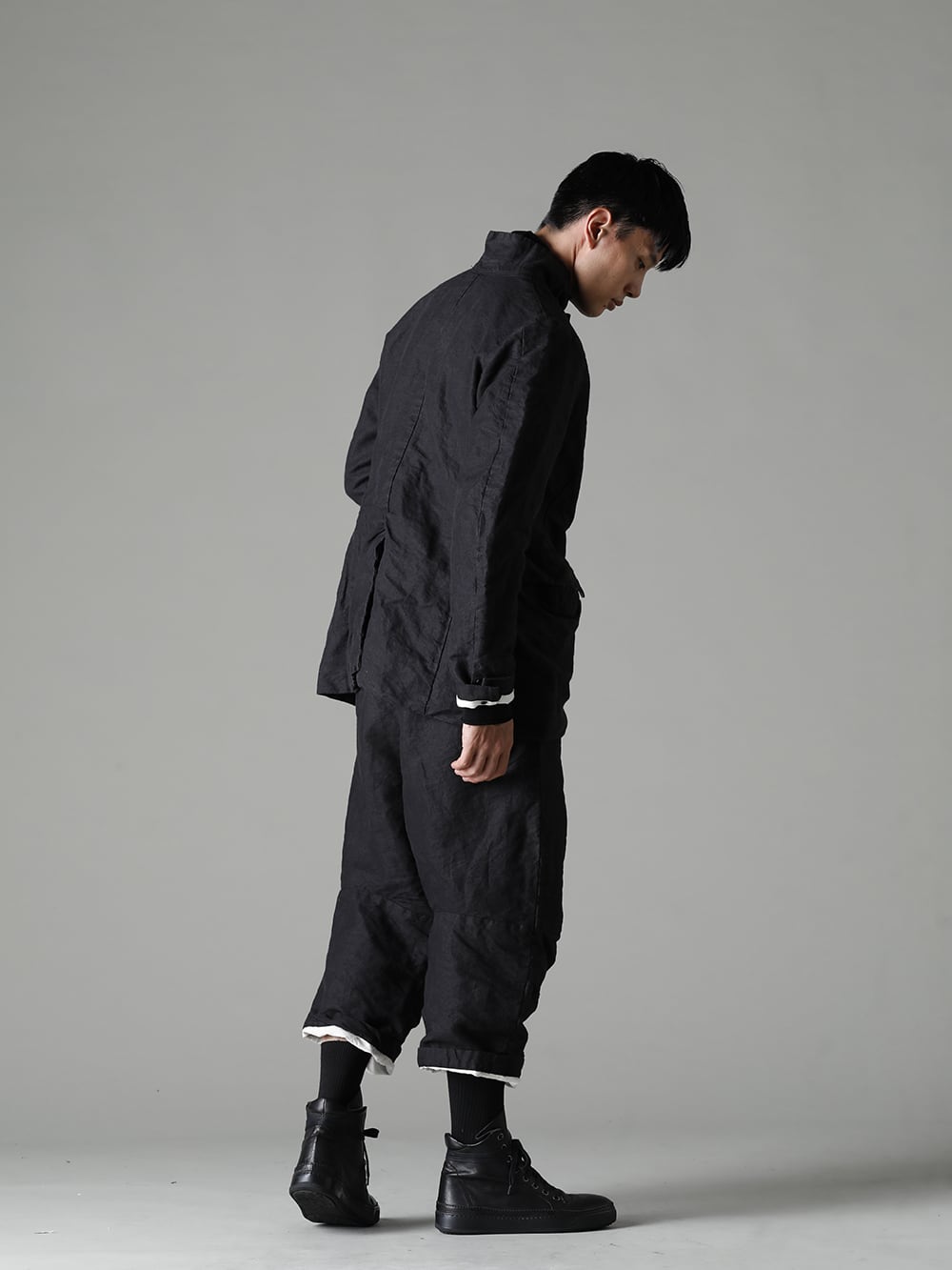 GARMENT REPRODUCTION OF WORKERS(ガーメント リプロダクション オブ ワーカース) 22-23AW(秋冬) ヴィンセントジャケット(Washi Black) 1-003