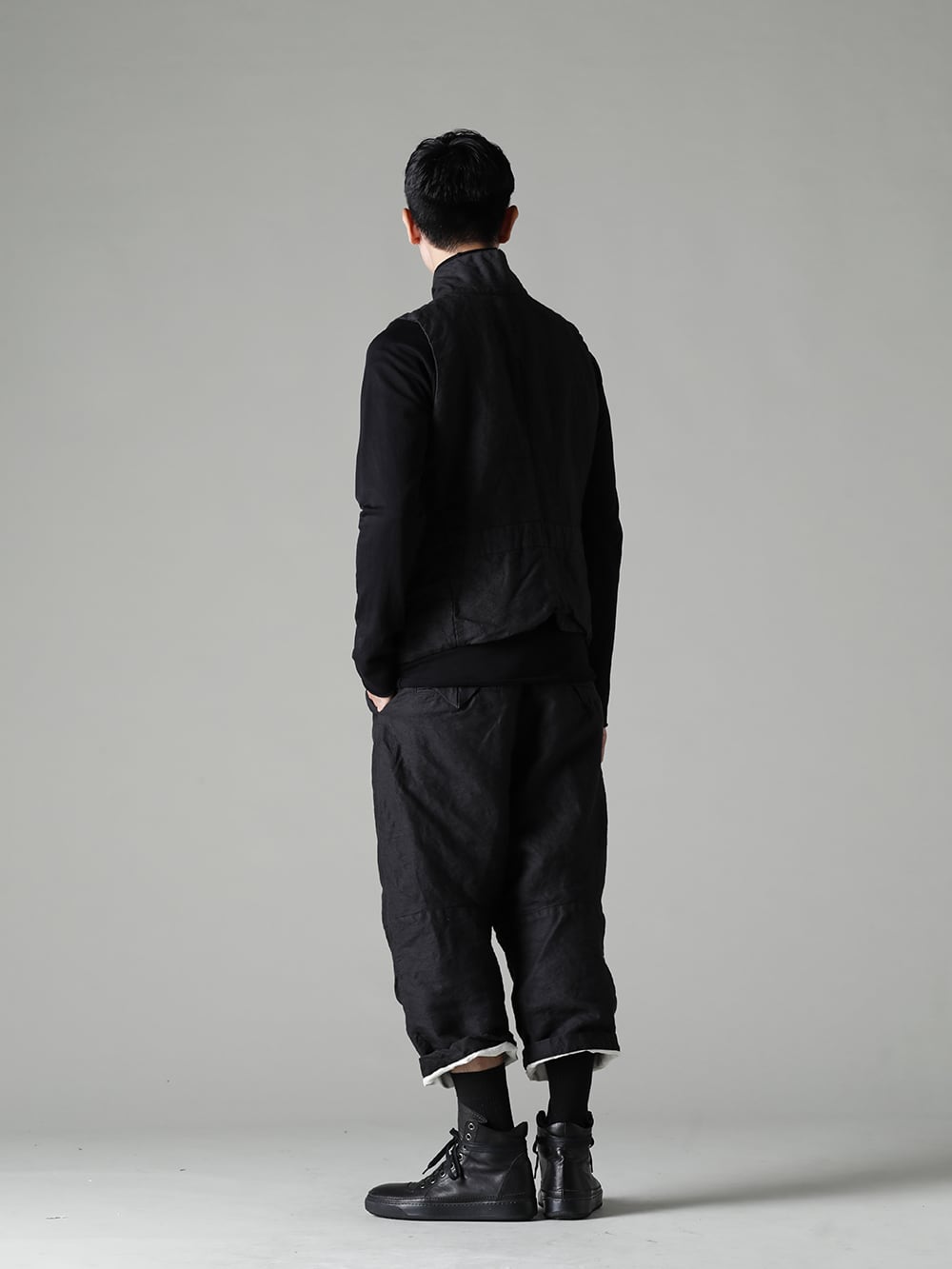 GARMENT REPRODUCTION OF WORKERS(ガーメント リプロダクション オブ ワーカース) 22-23AW(秋冬) ヴィンセントベスト(Washi Black) 2-002