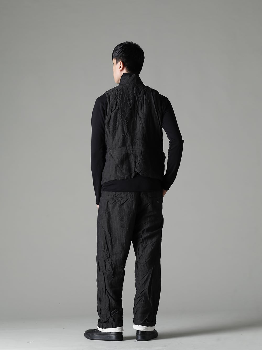 GARMENT REPRODUCTION OF WORKERS(ガーメント リプロダクション オブ ワーカース) 22-23AW(秋冬) ヴィンセントベスト(Gray Stripe) 3-004