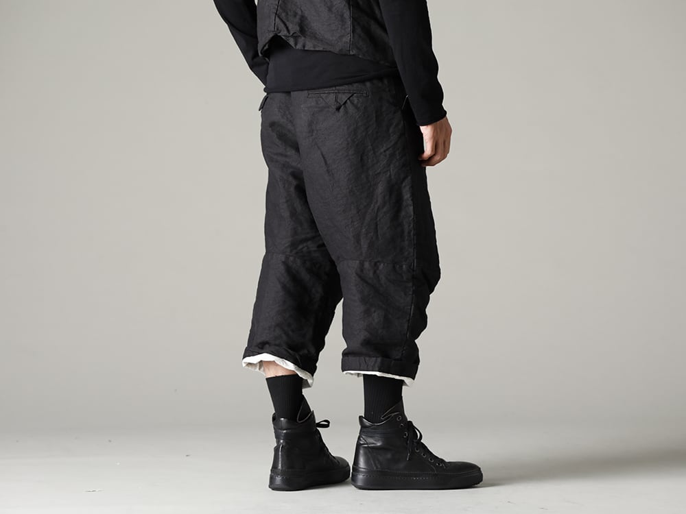 GARMENT REPRODUCTION OF WORKERS(ガーメント リプロダクション オブ ワーカース) 22-23AW(秋冬) アーサーパンツ(Washi Black) 4-003