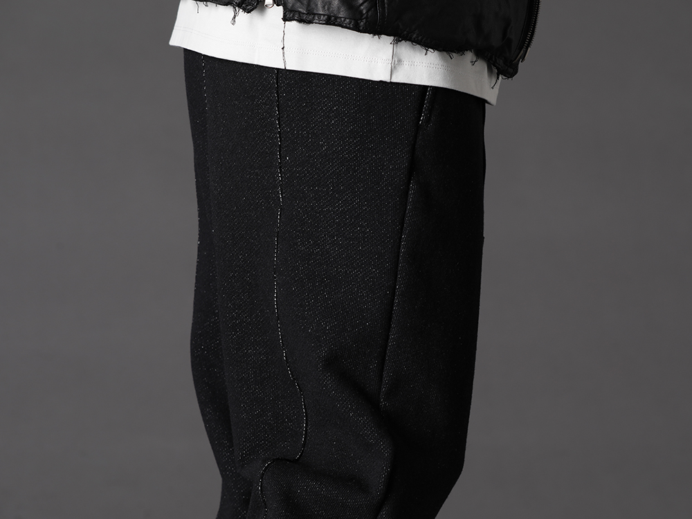 The Viridi-anne 2022-23AW - Non-stress, easy to wear autumn and winter pants. - VI-3535-04(Wool / Cotton brushed lining Drop Crotch Pants) - 3-005