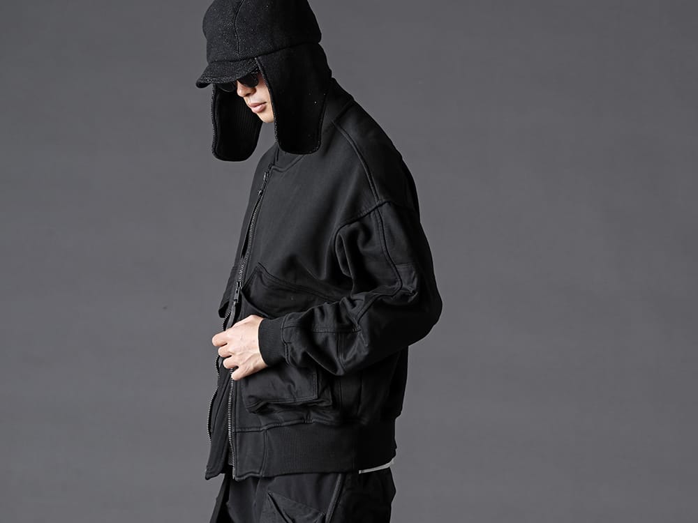 The Viridi-anne - ザ ヴィリジアン 2022-23AW 見た目に反してリラックスした着心地の裏毛 MA-1  - VI-3536-01 コットン裏毛 MA-1ブルゾン - VI-3548-09 綿ウール キャップ - RG2001TVA リガーズ コラボレーション サングラス 2-003