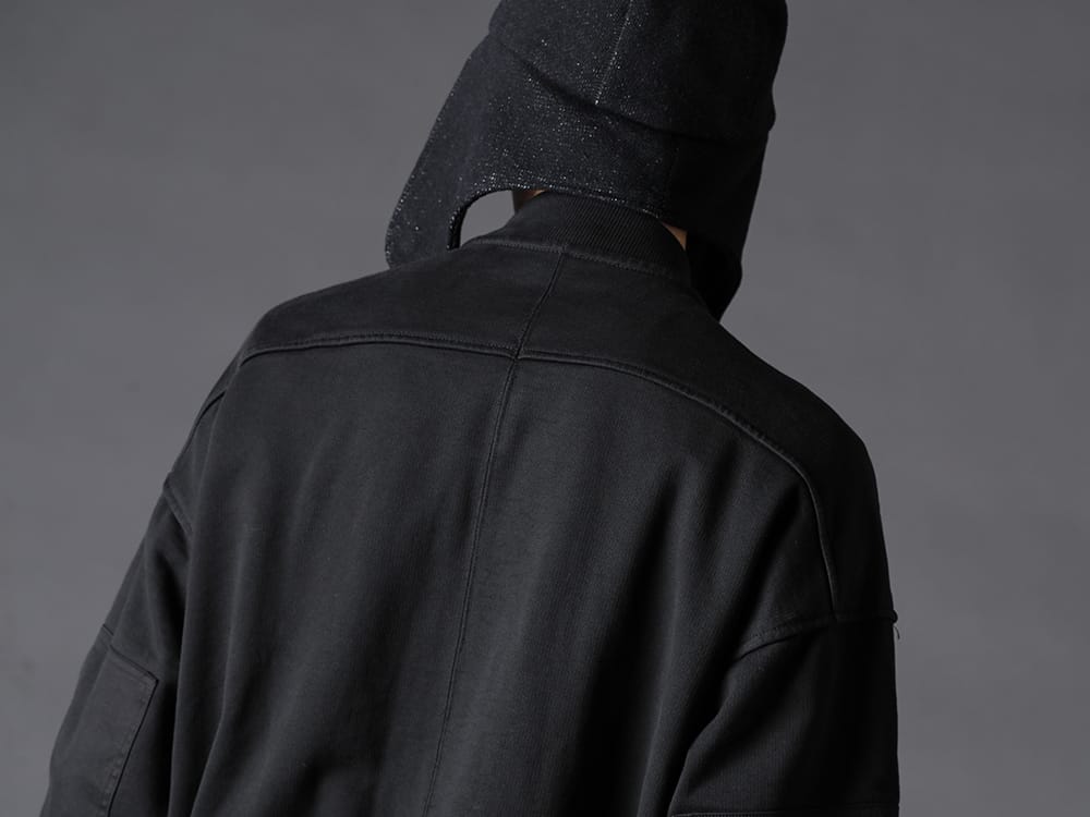 The Viridi-anne - ザ ヴィリジアン 2022-23AW 見た目に反してリラックスした着心地の裏毛 MA-1  - VI-3536-01 コットン裏毛 MA-1ブルゾン - VI-3548-09 綿ウール キャップ 2-004