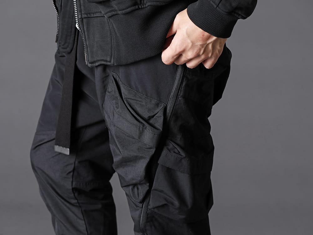 The Viridi-anne - ザ ヴィリジアン 2022-23AW デザイン性、機能性に優れた撥水のタクティカルパンツ - VI-3509-04-Black タクティカルパンツ ブラック 3-003