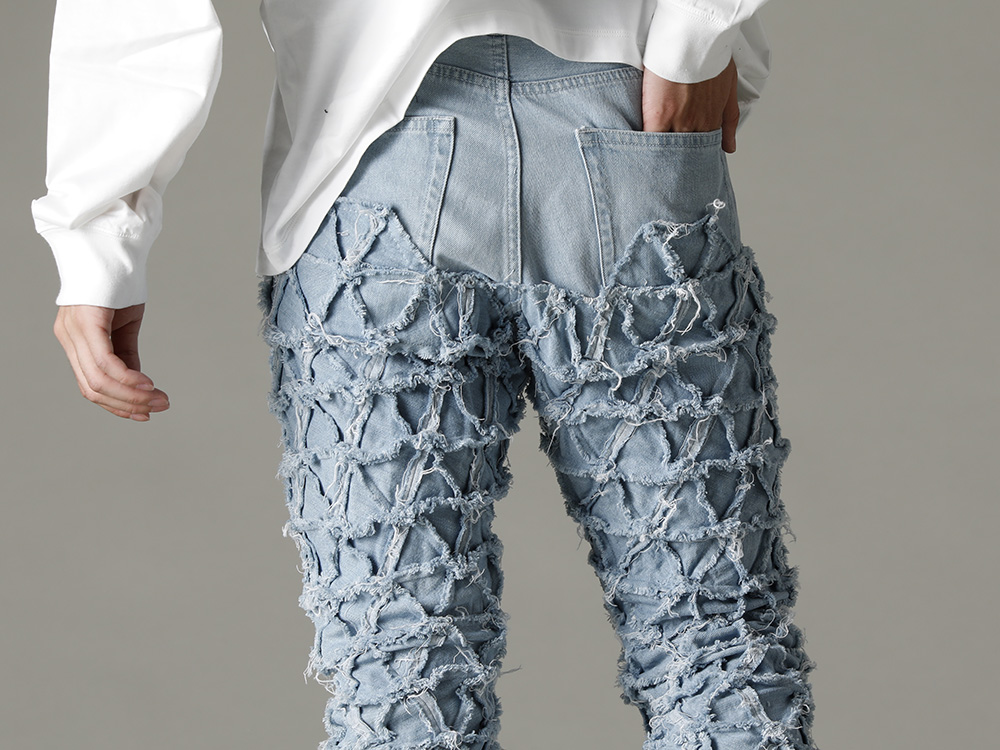 PHENOMENON 2022-23AW - The final delivery from PHENOMENON 2022-23AW collection has arrived! Now available at stores and online! - ILLPT22A-009-lt-indigo(Delta Denim pants Light Indigo) - 1-009