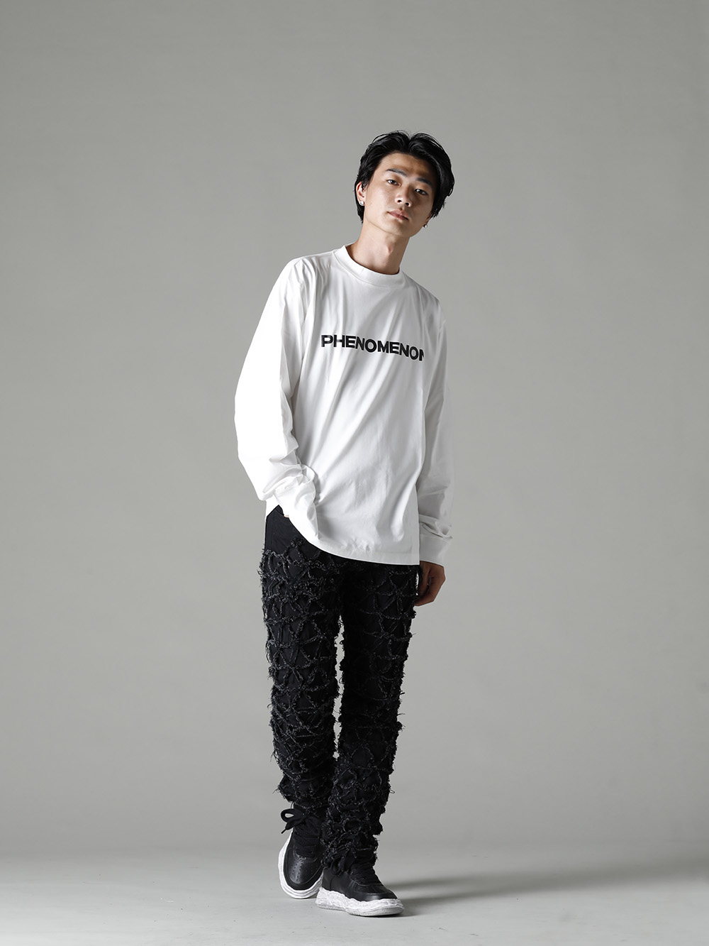 PHENOMENON 2022-23AW - The final delivery from PHENOMENON 2022-23AW collection has arrived! Now available at stores and online! - ILLPT22A-009-black(Delta Denim pants Black) - 1-011