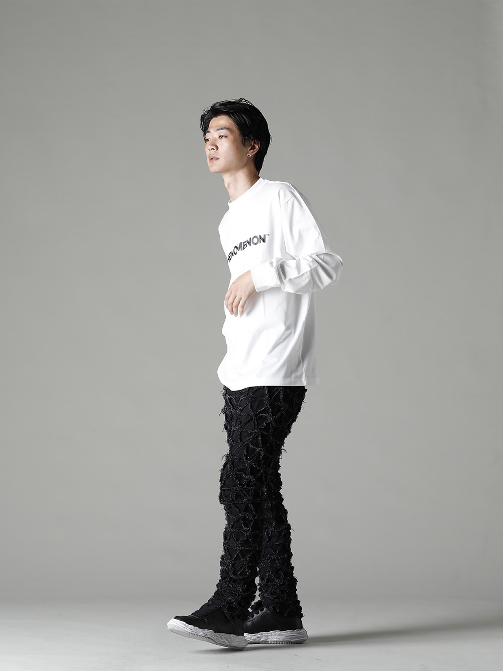 PHENOMENON 2022-23AW - The final delivery from PHENOMENON 2022-23AW collection has arrived! Now available at stores and online! - ILLPT22A-009-black(Delta Denim pants Black) - 1-012