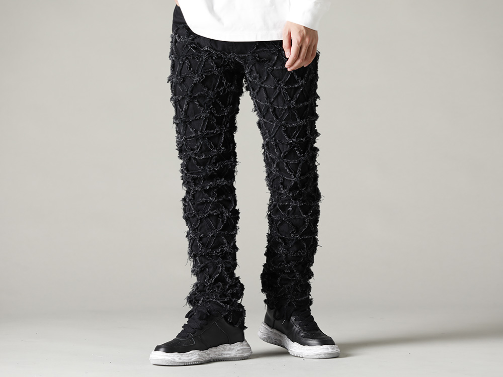 PHENOMENON 2022-23AW - The final delivery from PHENOMENON 2022-23AW collection has arrived! Now available at stores and online! - ILLPT22A-009-black(Delta Denim pants Black) - 1-014