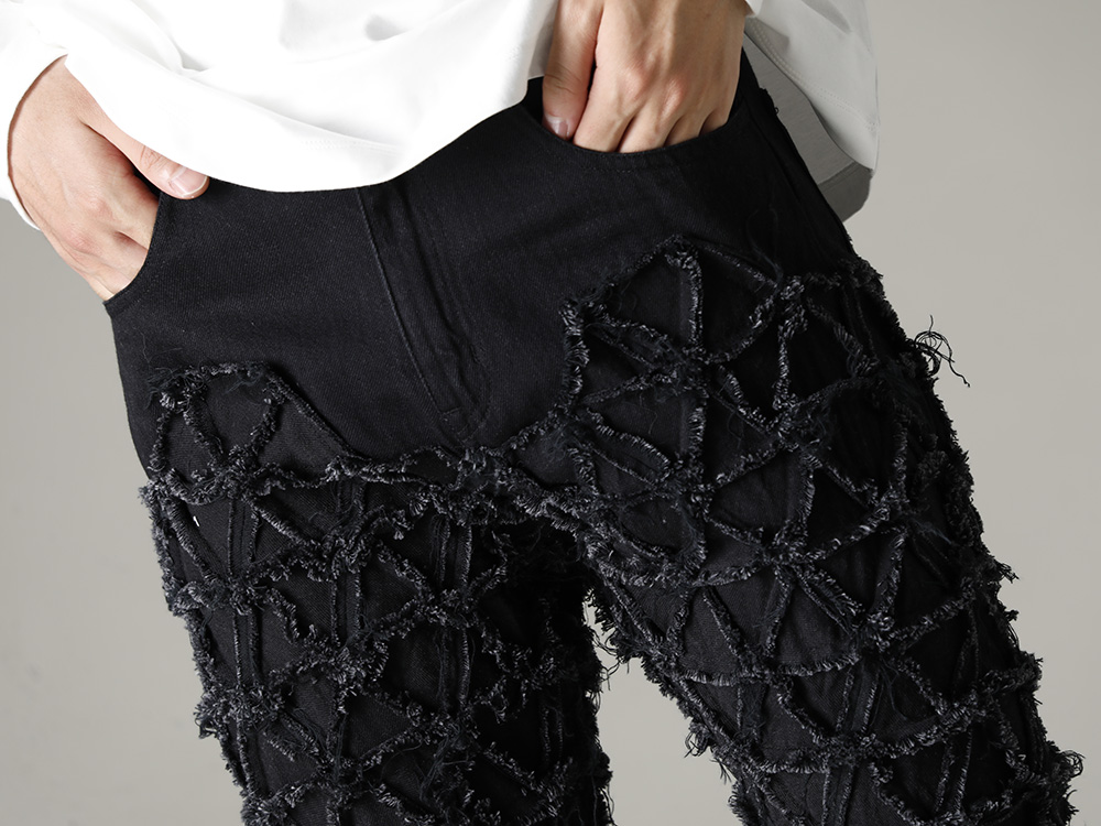 PHENOMENON 2022-23AW - The final delivery from PHENOMENON 2022-23AW collection has arrived! Now available at stores and online! - ILLPT22A-009-black(Delta Denim pants Black) - 1-017