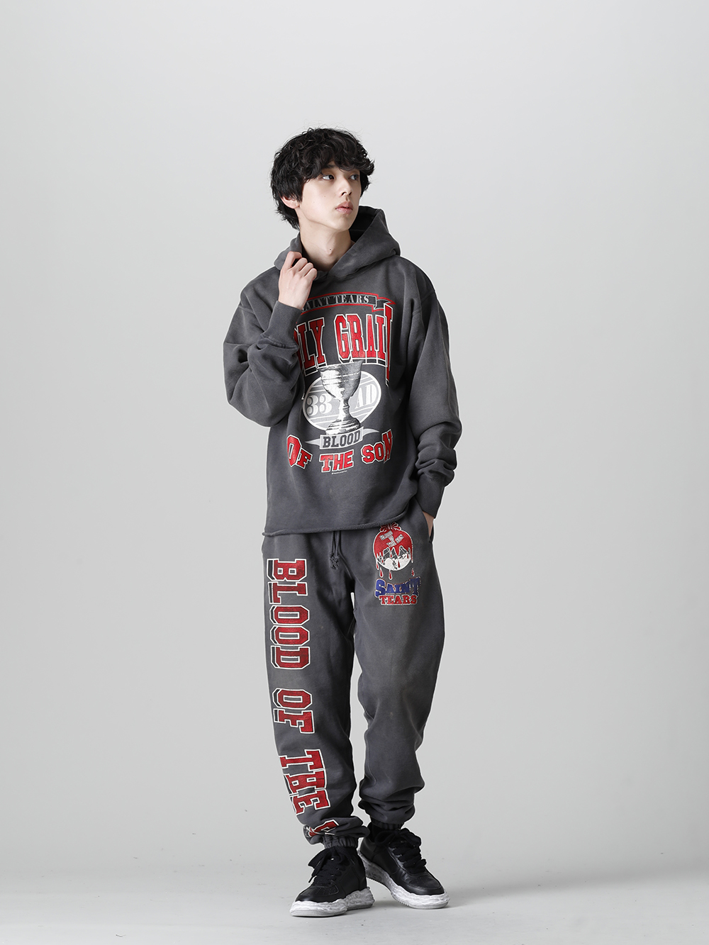 ©️SAINT M×××××× 2022-23秋冬系列的第6波单品发布了!现在店铺和网购同时开始销售! - SM-A22-0000-051(DENIM TEARS × ©SAINT M×××××× SAINT TEARS HOLY GRAIL Hoodie Black) SM-A22-0000-053(DENIM TEARS × ©SAINT M×××××× SAINT TEARS HOLY GRAIL Sweat pants Black) - 1-001