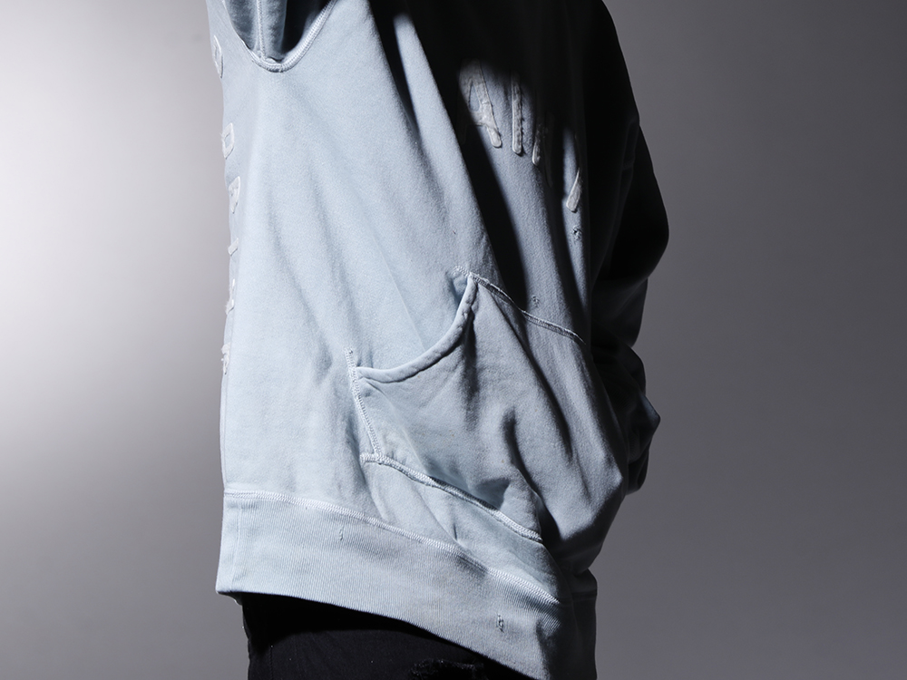 SAINT M×××××× 2022-23AW - Light blue color attracts the eye ©SAINT M×××××× hoodies, etc. - SM-A22-0000-022(HOLY RELICS FELT Hoodie) SM-A22-0000-044(SAINT YOUTH Knit Cap) - 2-006