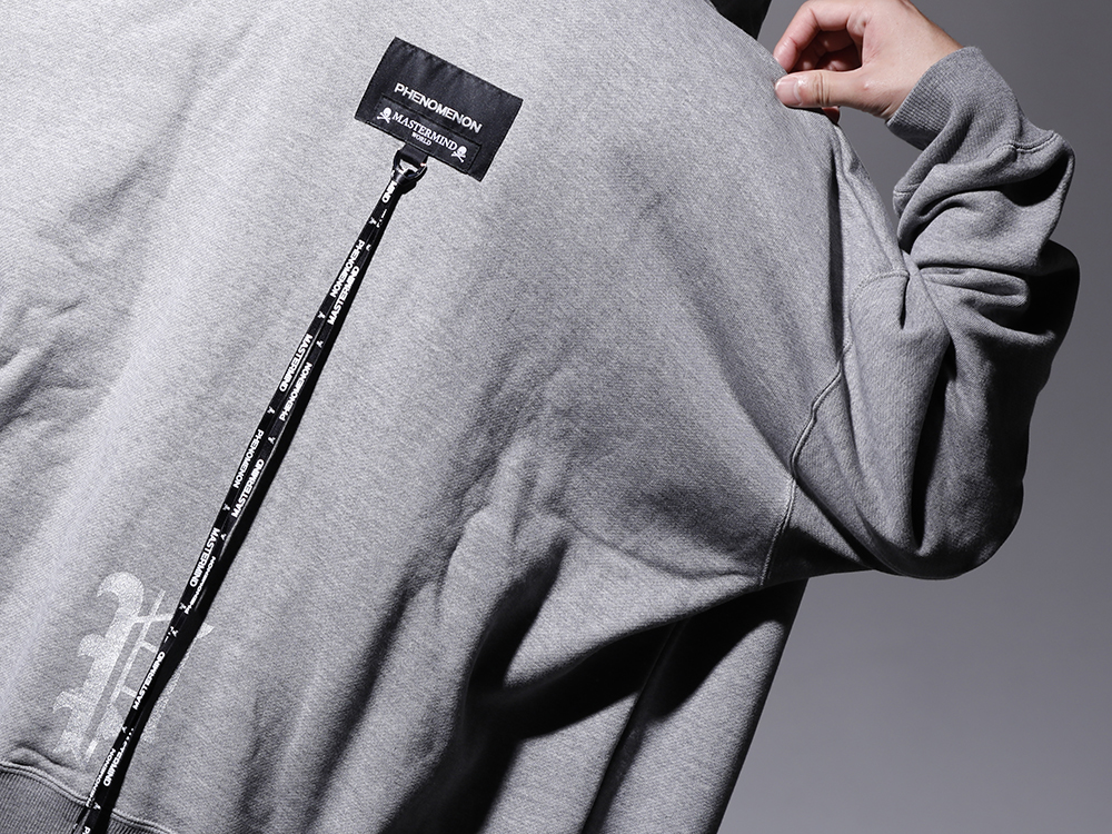 PHENOMENON 2022-23AW - Zip-up hoodie featuring a large number of eye-catching cords - ILLCS22A-034-Gray(MASTERMIND WORLD × PHENOMENON Multi Cord Zip-up Hooded (PHMN Original 2008) Gray) - 2-014