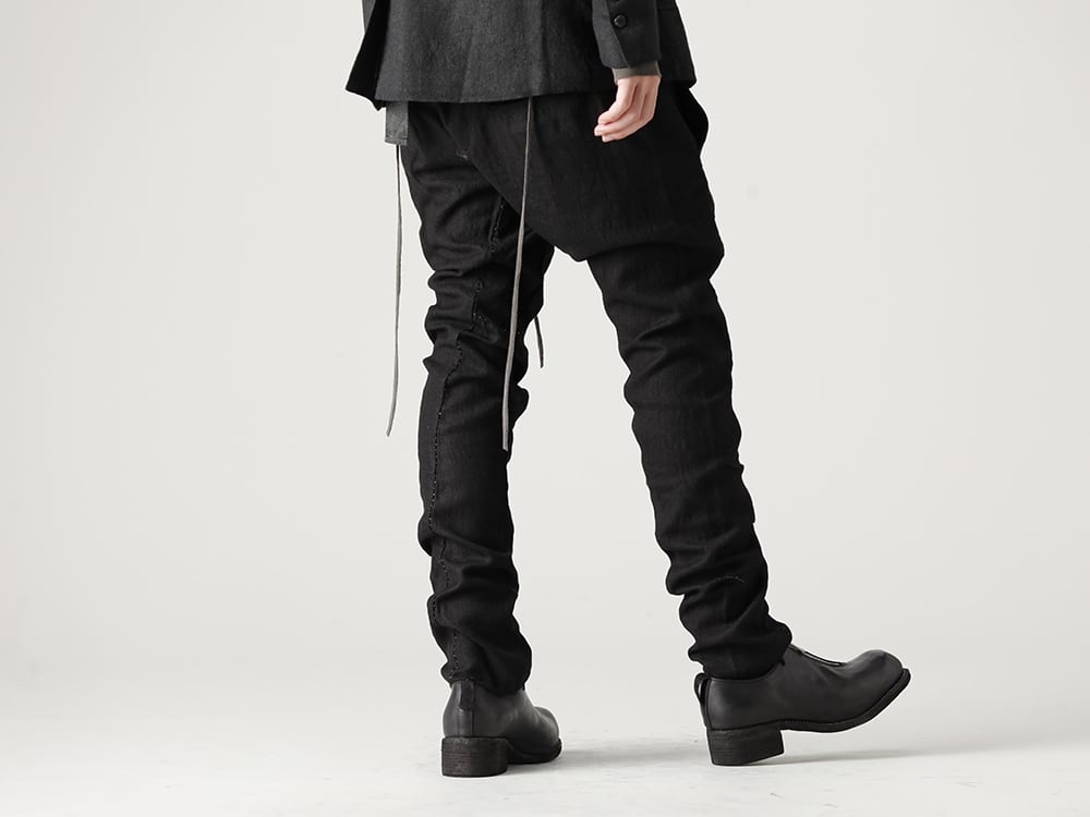 masnada(マスナダ) 22-23AW(秋冬) スタンダードに使えるスリムパンツ - M2923 スリムパンツ - PL0FZ オーソピーディック デコルテ シューズ ダブルソール ホース フルグレイン - PL0FZ 3-003