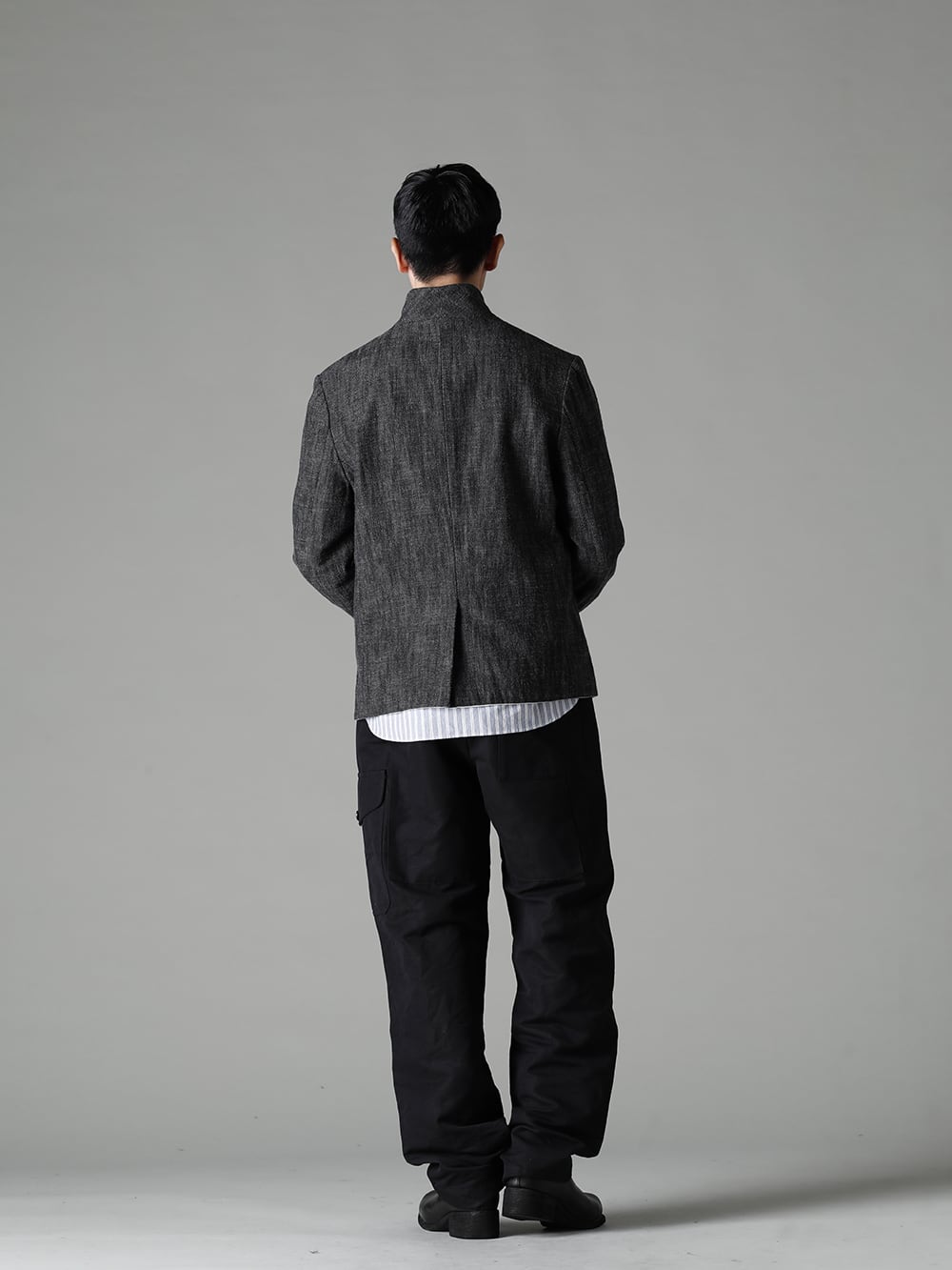 Forme D`expression 22-23AW  The luxury feel that only handmade brands can offer - UG061-354G Short Jacket - Sh112-A70 Tyrol Shirt - 22C-63MTR-Black 1960 British Military Trousers Base Cargo Pants Black - PL0FZ Orthopaedic Decollete Shoes Double Sole Horse Full Grain - PL0FZ 1-002