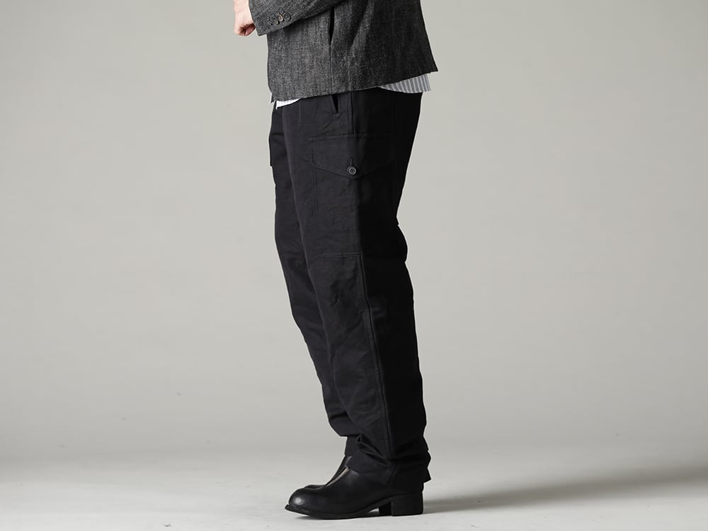 KLASICA 22-23AW Putting it all together with items that are easy to wear - 22C-63MTR-Black 1960 British Military Trousers Base Cargo Pants Black - PL0FZ Orthopaedic Decollete Shoes Double Sole Horse Full Grain - PL0FZ 3-002