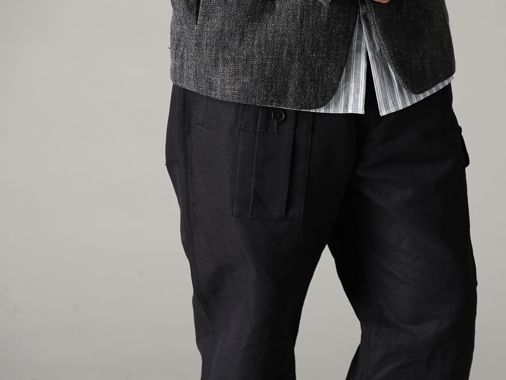 KLASICA 22-23AW Putting it all together with items that are easy to wear - 22C-63MTR-Black 1960 British Military Trousers Base Cargo Pants Black - PL0FZ Orthopaedic Decollete Shoes Double Sole Horse Full Grain - PL0FZ 3-004