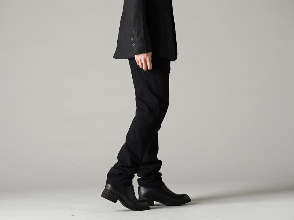 masnada(マスナダ) 22-23AW(秋冬) こだわりのファブリックを味わう - UP110-354B コントゥア パンツ 2.0 - PL0FZ オーソピーディック デコルテ シューズ ダブルソール ホース フルグレイン - PL0FZ 3-002