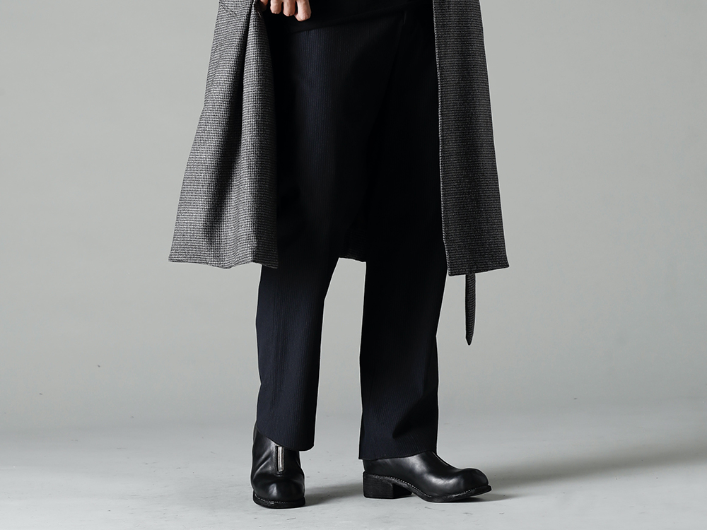 Bergfabel 22-23AW Innerwear and bottoms are chic and adult-inspired. - fred-c Houndstooth Lagran Long Coat -  P114-165 Joseph Pants - PL0FZ Orthopaedic Decollete Shoes Double Sole Horse Full Grain - PL0FZ 3-005