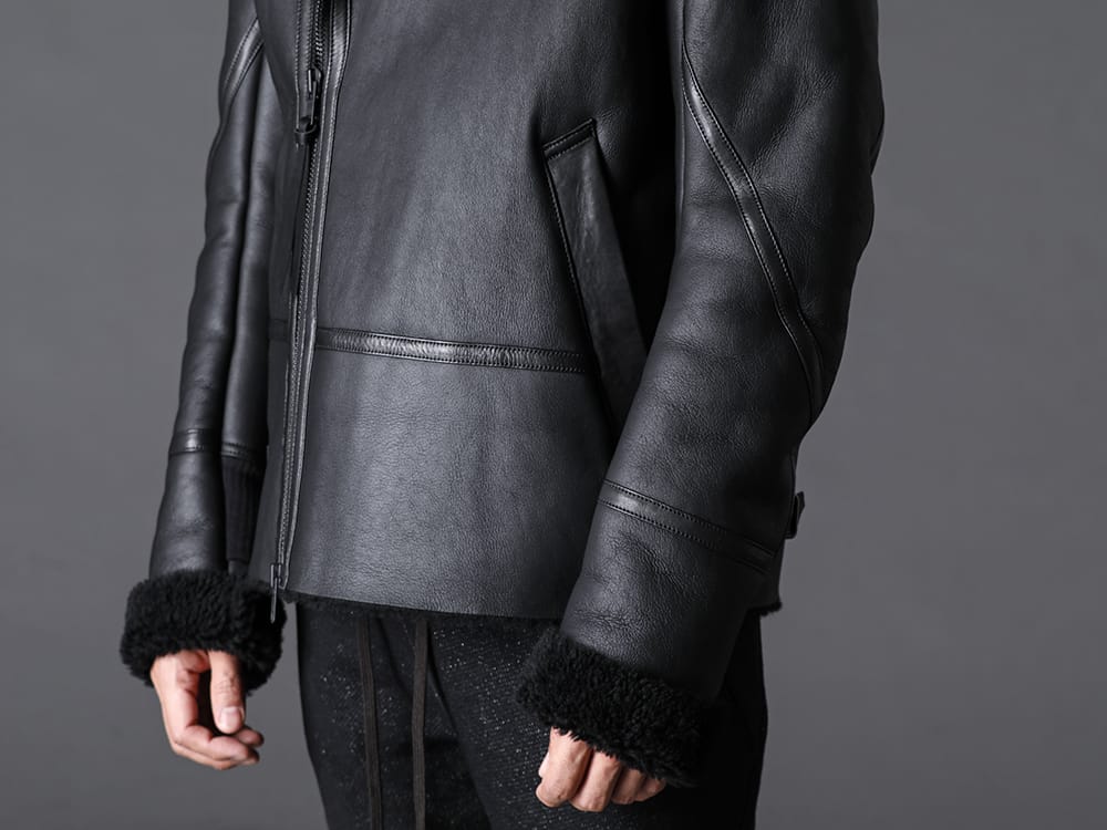 The Viridi-anne - ザ ヴィリジアン 2022-23AW ライダースデザインの肉厚なムートンジャケット  - VI-3503-06 ムートンジャケット 2-003