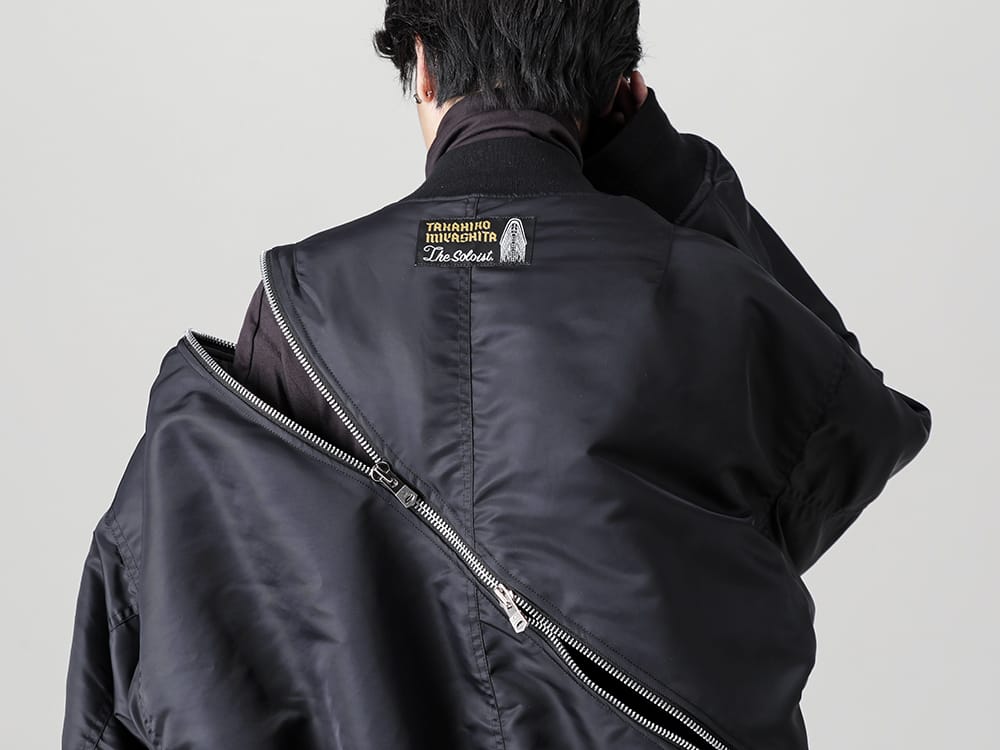 TAKAHIROMIYASHITATheSoloist. 2022-23AW TAKAHIROMIYASHITATheSoloist. - 2022-23AW collection Style #2.FASCINATE Limited Superior Pima Cotton Jersey High Neck Long Sleeve T-shirt Dark Chocolate 2-005