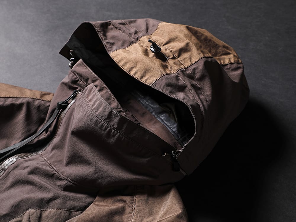 The Viridi-anne 2022-23AW Zip design for a wider range of wearing styles VI-3508-06-Brown-Gray Tactical Jacket Brown Gray 4-001