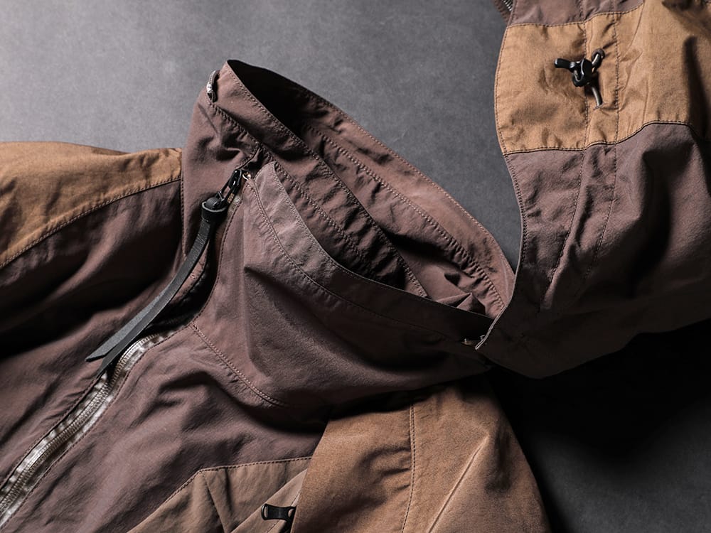 The Viridi-anne 2022-23AW Zip design for a wider range of wearing styles - VI-3508-06-Brown-Gray Tactical Jacket Brown Gray 4-002