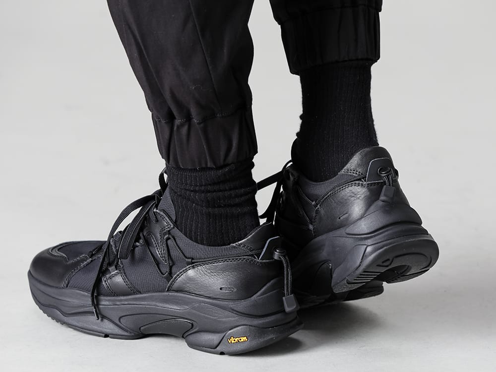 SUNCORE 2022-23AW Cross cargo pants with a fresh front deformed cargo pocket design and ribbed design - RB-409 Cross Cargo Pants - SVC879C004 Para Traceur Light Black Black 3-004