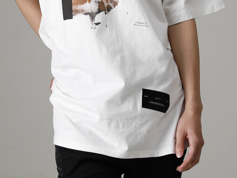 ユリウス 2023PS - JULIUS(ユリウス) 2023PSコレクションよりデリバリーが開始！只今より店頭・通販共に販売スタート！ - 807CPM2-Black(コットンジャージー ドレープ ショートスリーブTシャツ オフホワイト) - 2-012