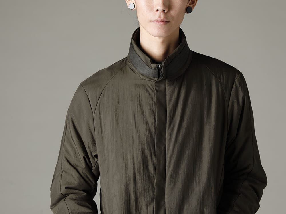 DEVOA BORIS BIDJAN SABERI 22-23AW Outerwear that can be used like a cloak  - JKI-PNP-Dark-Khaki Nylon coat shrink nylon Dark Khaki SHIRT1-F1505F-F035 SHIRT1 F1505F+F035 2-003