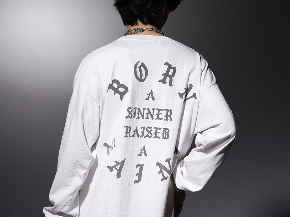 SAINT M×××××× 2022-23AW - Pieces that incorporate each brand's unique style. - SM-A22-0000-069(BORN X RAISED × ©SAINT M×××××× CLOWN Long sleeve T-shirt White) - 2-011