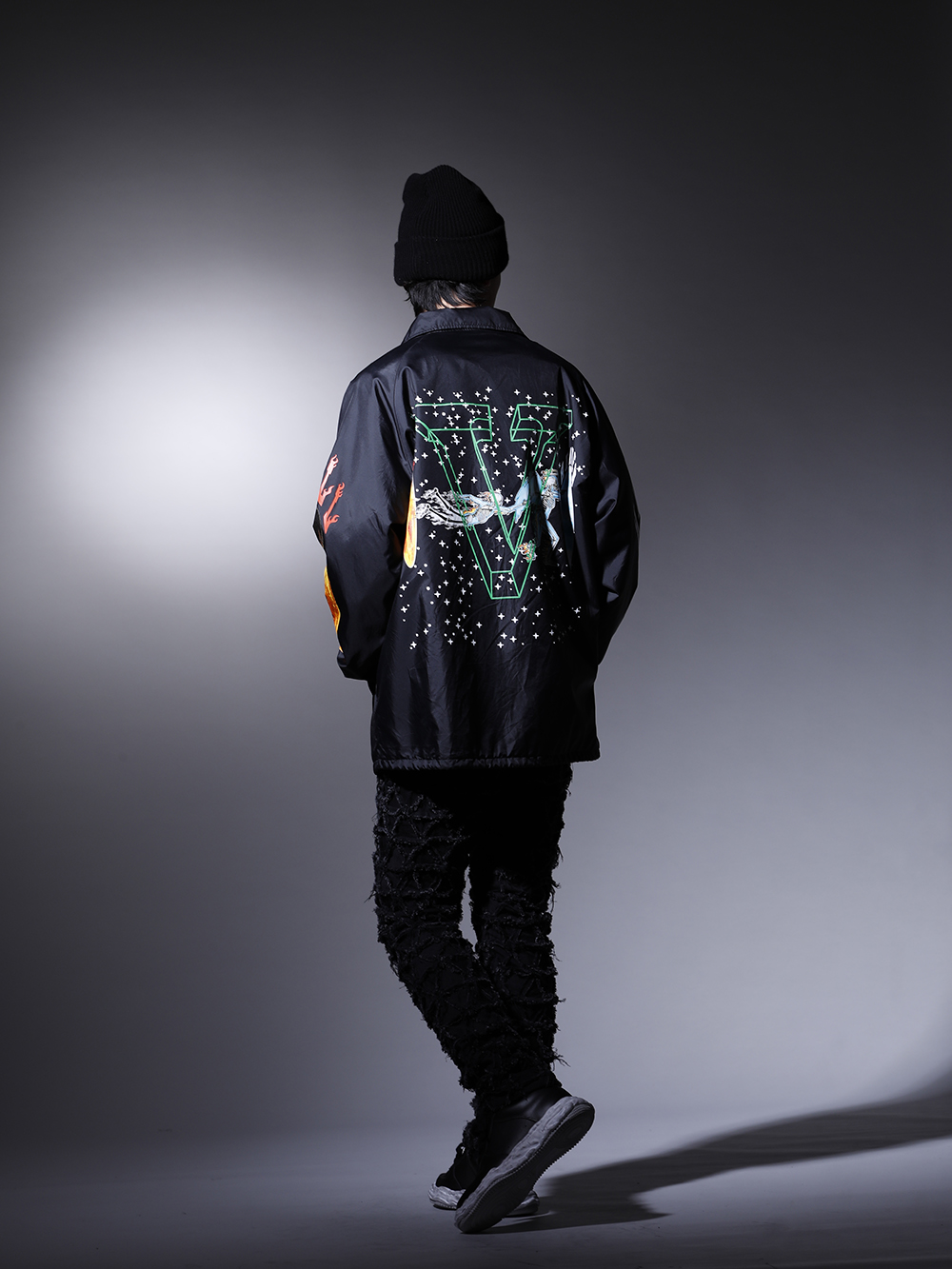 Vlone on sale coach jacket