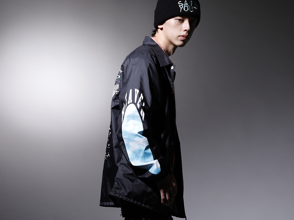 SAINT M×××××× 2022-23AW - The works incorporating design-oriented graphics - SM-A22-0000-082(VLONE × ©SAINT M×××××× SKULL Coach Jacket) SM-A22-0000-073(BORN X RAISED × ©SAINT M×××××× CLOWN Knit Pink) SM-A22-0000-044(SAINT YOUTH Knit Cap) - 2-003