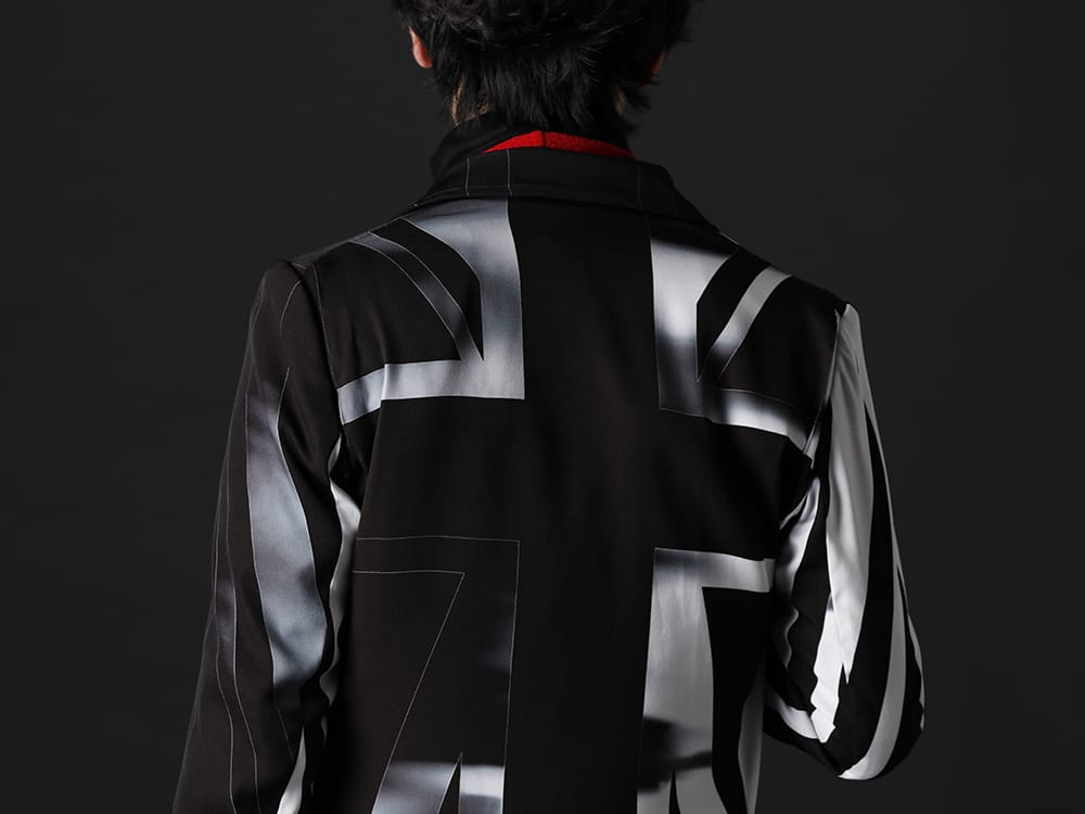 キリュウキリュウ 2022-23AW - ブランドらしいシルエットのレイヤードスタイル - KO-HJ33-901(ユニオンジャック レイヤードジャケット) - 2-009