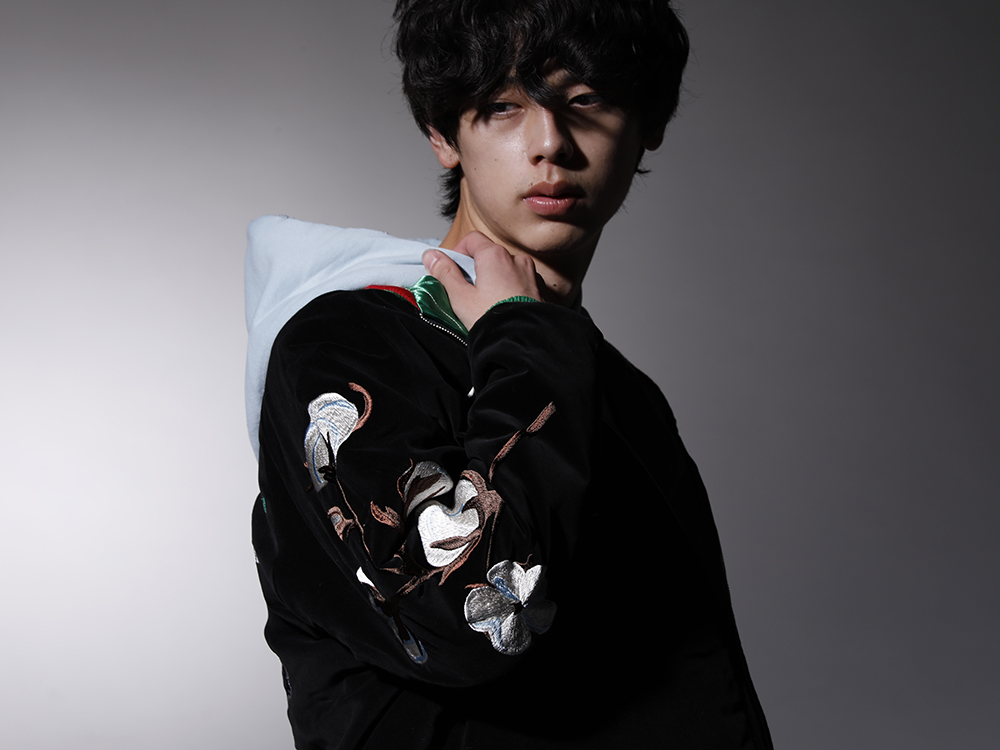 SAINT M×××××× 2022-23AW - A Satin Jacket that can be enjoyed in two ways: in black, or in bright green and pink. - SM-S22-0000-059(DENIM TEARS × ©SAINT M×××××× SAINT TEARS Reversible Sukajyan) - 2-005