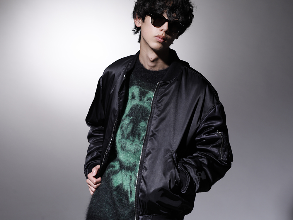 フェノメノン / セントマイケル / タカヒロミヤシタ ザソロイスト 2022-23AW - コラボレーションにより実現したスペシャルな1着 - ILLCS22A-036(マスターマインド・ワールド × フェノメノン クロス ループ MA-1) SM-A22-0000-072(ボーン X レイズド × セントマイケル CLOWN ニット ブラック) sa.0010AW22(サングラス kurdt) - 2-001