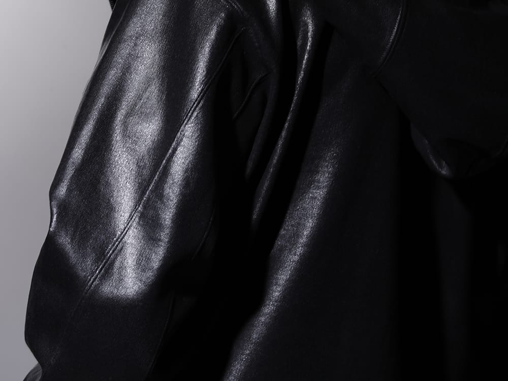 ユリウス 2022-23AW - コーティングが特徴的なJULIUSのフーディー - 799CUM21-C(フロントジップ コーティング スウェットフーディー) - 2-006