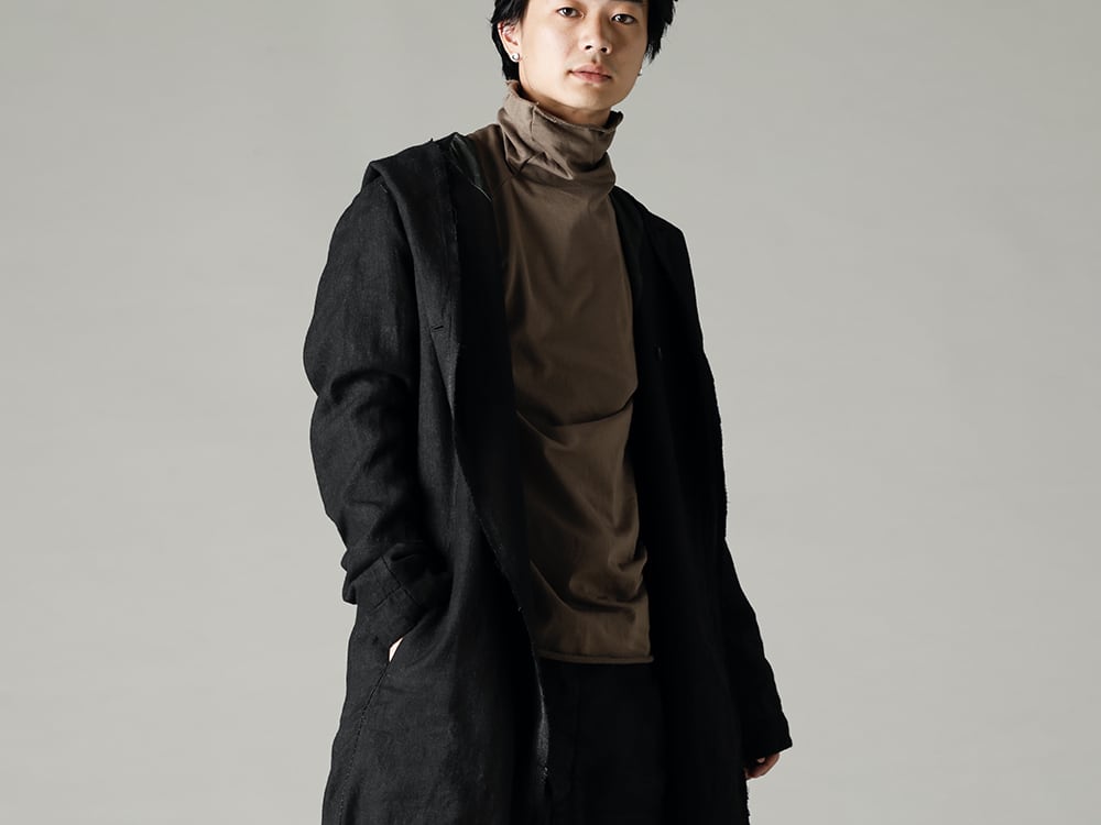 masnada 22-23AW  - made as an adult coat with classic elements - It gives off a masculine and calm atmosphere that evokes a military flair - M2920 Reversible Parka - TTC-swcm-Khaki Cotton Bottleneck Khaki